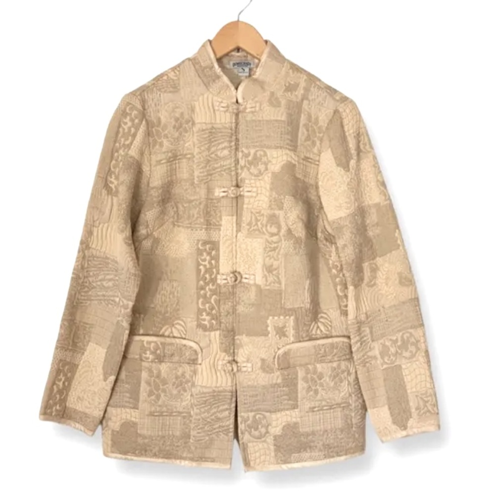 Democracy Weekend Knot Latch‎ Mandarin Collar Jacket